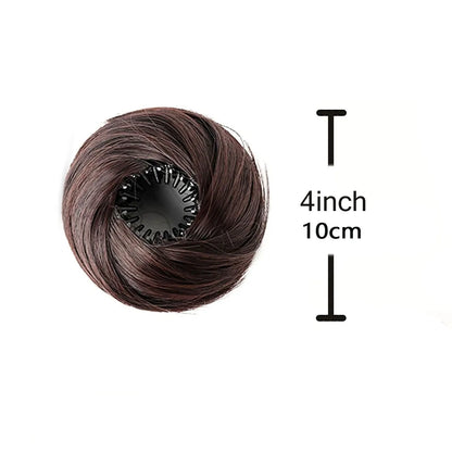 Synthetic Hair Bun Donut Updo Hairpiece for Women