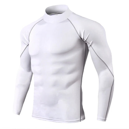 Men's Quick Dry Long Sleeve Compression Sports Shirt