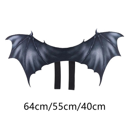 Adjustable Bat Wings Halloween Costume for Small to Large Dogs & Cats
