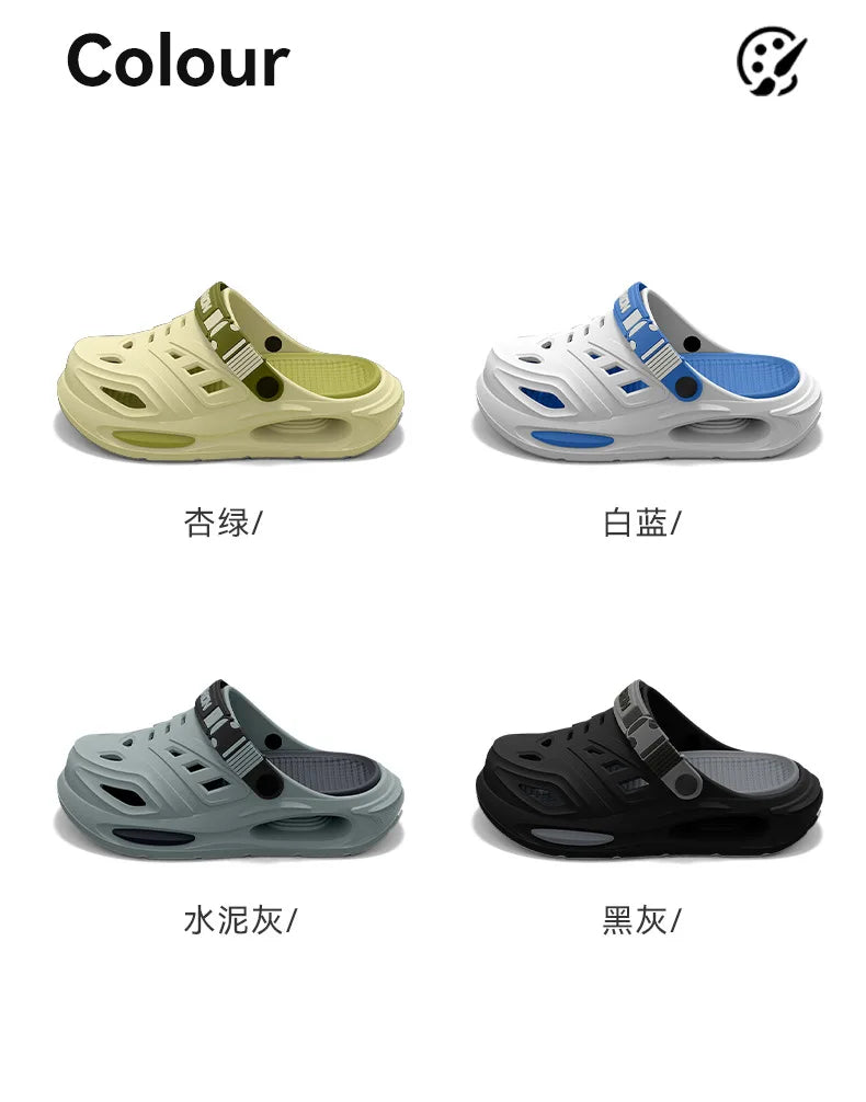 Arch Support EVA Hole Slippers Thick Sole Non Slip Breathable Summer Shoes