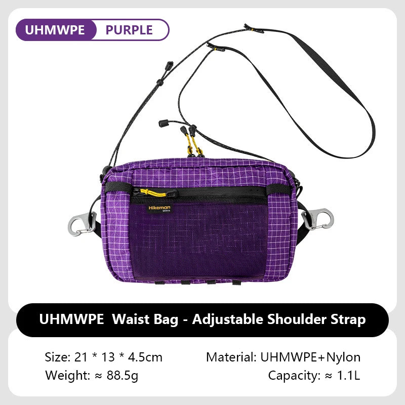 1.1L Ultralight Waterproof Dyneema Waist Pack
