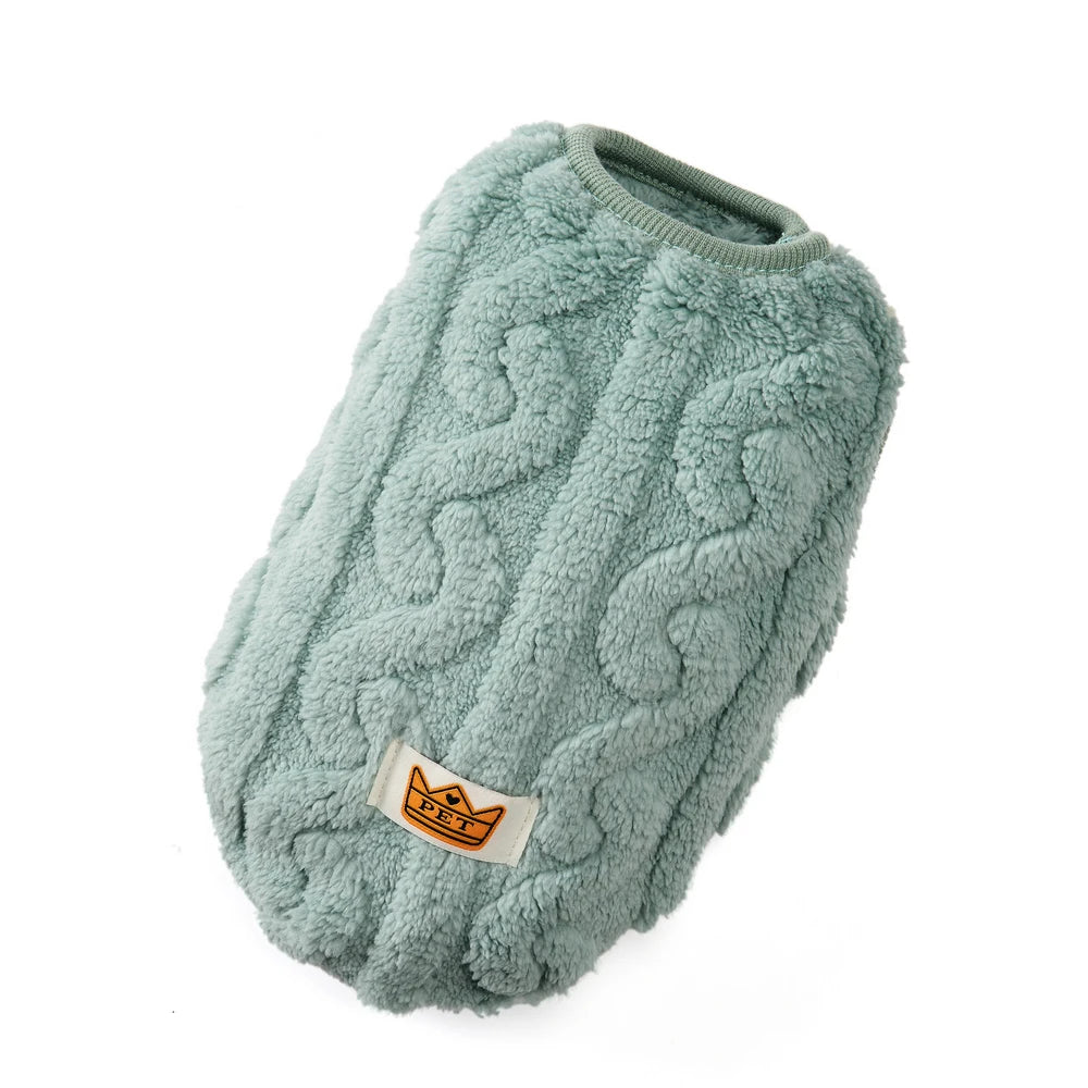 Soft Fleece Winter Sweater Vest for Small Dogs & Cats