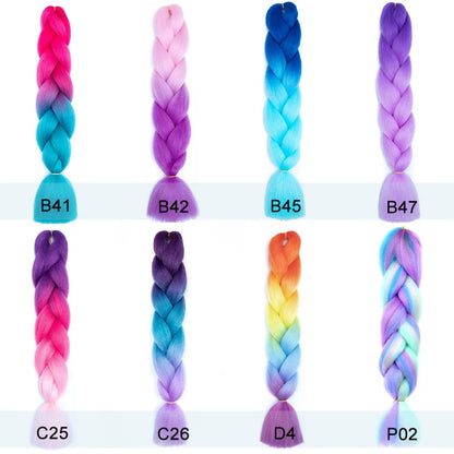24 Inch Pre Stretched Yaki Braiding Hair Extension