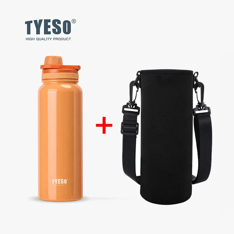 TYESO Stainless Steel Insulated Travel Thermos Bottle