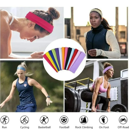 Women's Knitted Sports Headband for Running and Yoga