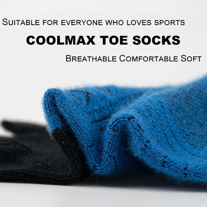 1 Pair Breathable Quick Dry Five Toe Running Socks