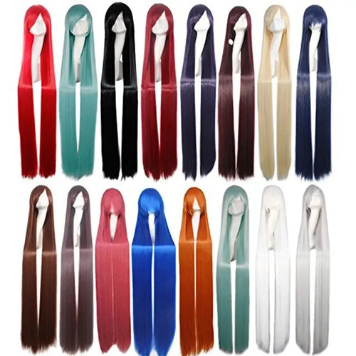 Long Straight Synthetic Cosplay Wig for Women