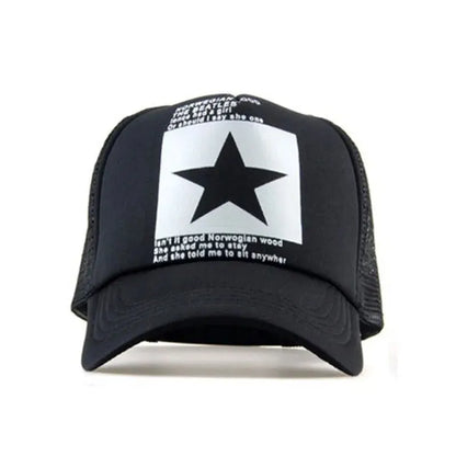 Unisex Breathable Mesh Snapback Baseball Cap