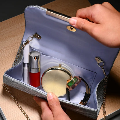 Shiny Wedding Envelope Clutch Bag for Women