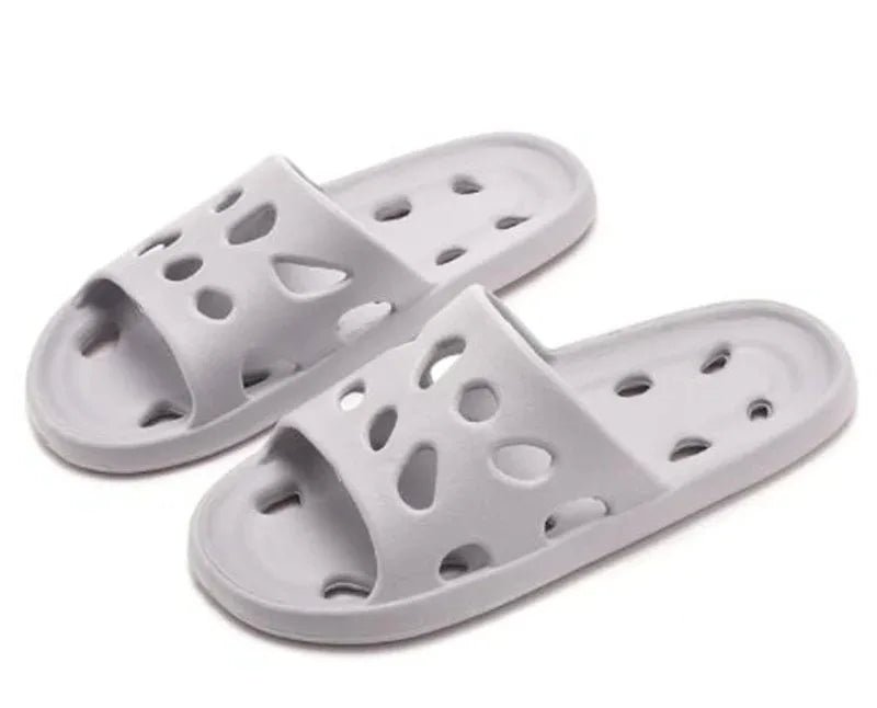 Unisex Non Slip EVA Drainage Shower Slippers