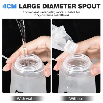 NEWBOLER TPU Collapsible Soft Flask Sports Water Bottle
