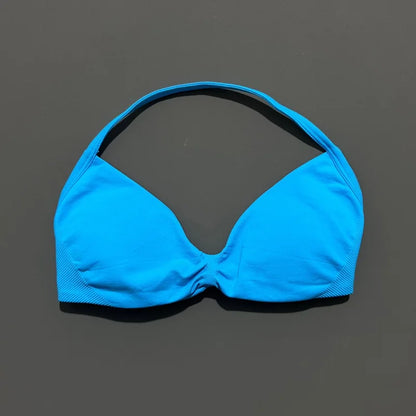 Women's High Support Strappy Halter Sports Bra