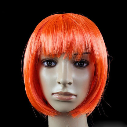 Short Bob Synthetic Cosplay Wig for Women