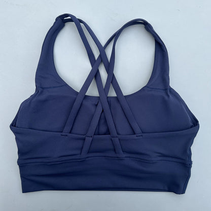 Women's Cross Back Padded High Support Sports Bra