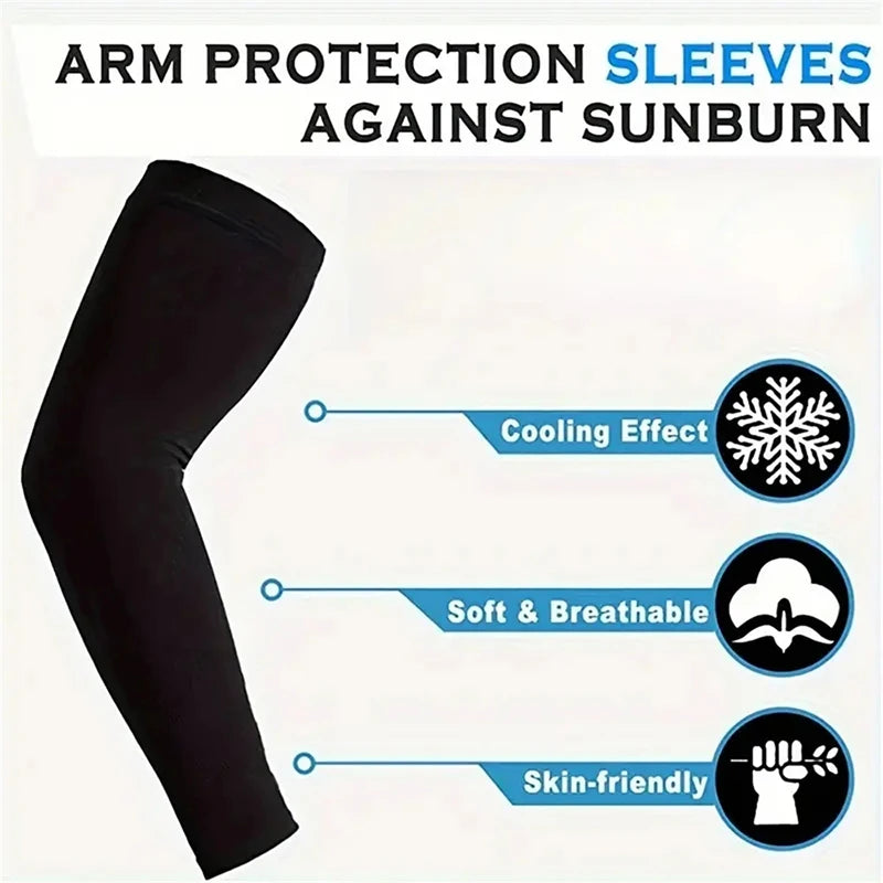 Unisex UV Protection Arm Sleeves for Outdoor Sports