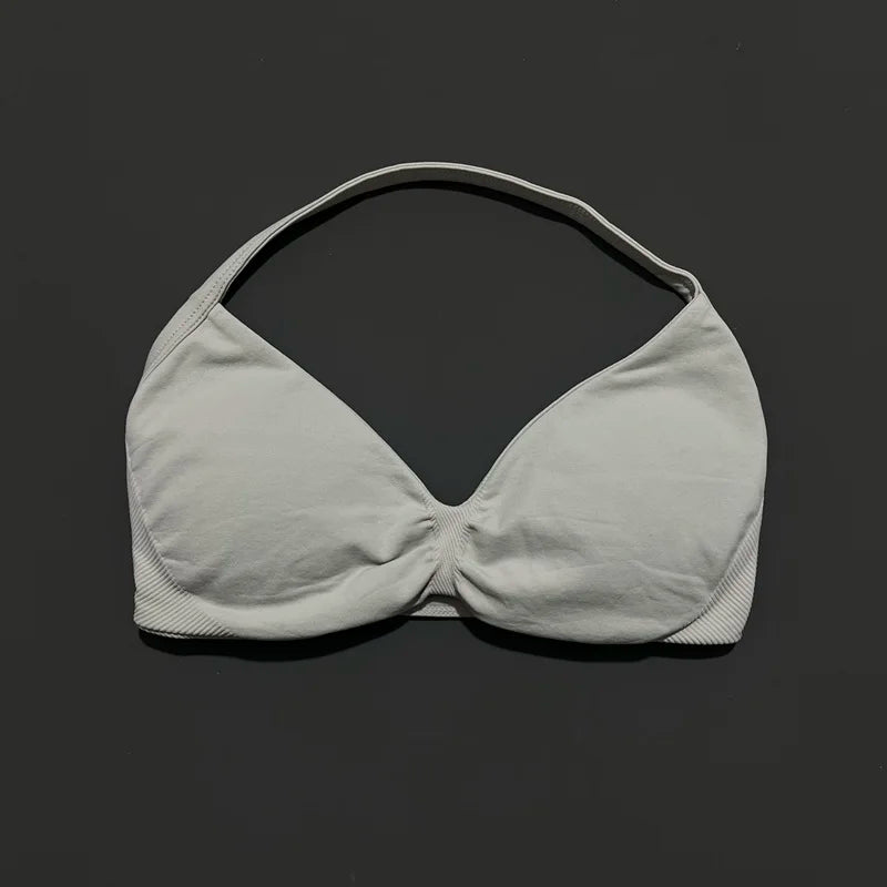 Women's Strappy Open Back Padded Sports Bra