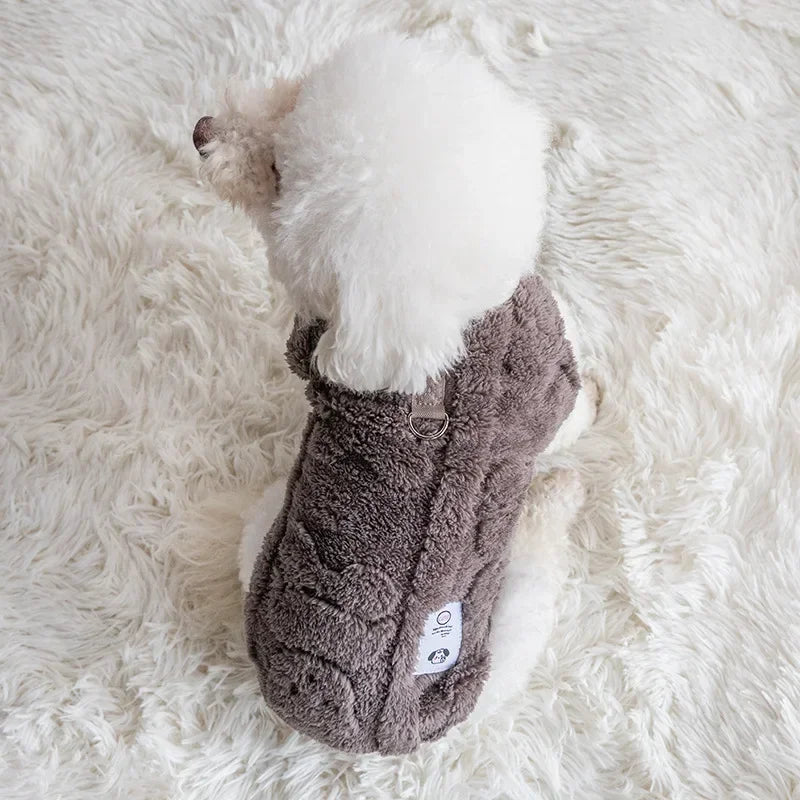 Soft Fleece Pullover Sweater for Small Dogs & Cats Winter Pet Clothes