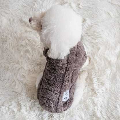 Soft Fleece Pullover Sweater for Small Dogs & Cats Winter Pet Clothes