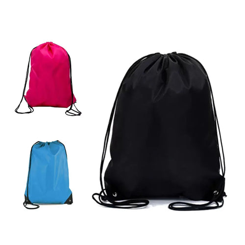 Unisex Lightweight Drawstring Gym and Travel Backpack