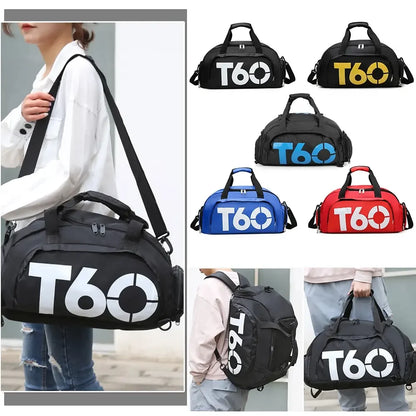 Large Capacity Gym Bag with Shoe Compartment