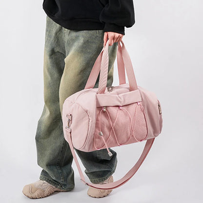 Women's Large Gym Duffel Bag with Shoe Compartment