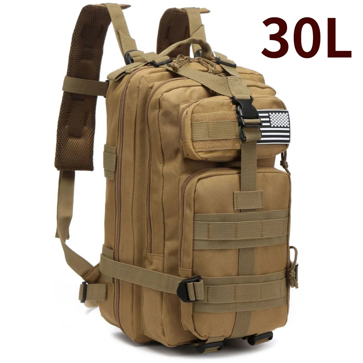 30L or 50L Waterproof Tactical Hiking Backpack