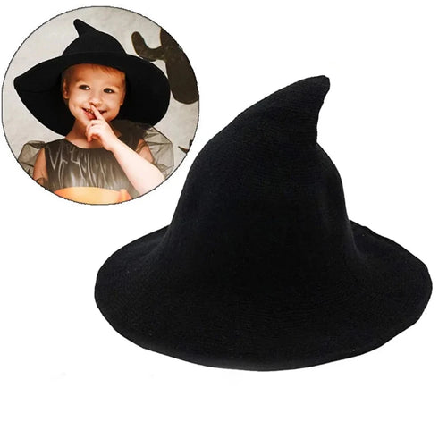 Vintage Women's Wool Witch Hat Halloween Costume