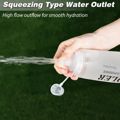 NEWBOLER TPU Collapsible Soft Flask Sports Water Bottle