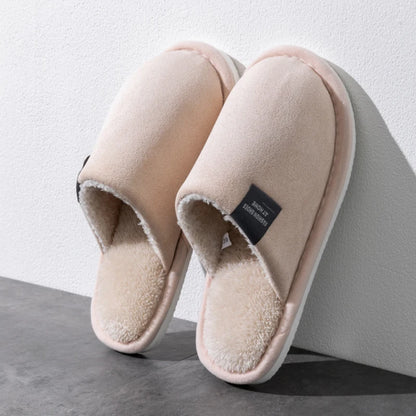 Unisex Warm Plush Non Slip Indoor House Slippers