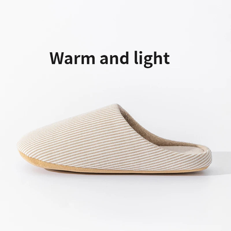 Soft Fur Unisex Home Slippers Warm Non Slip Indoor Shoes
