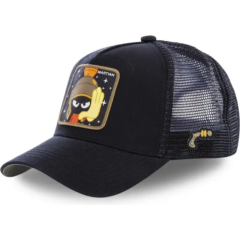 Unisex Anime Cartoon Snapback Trucker Baseball Cap