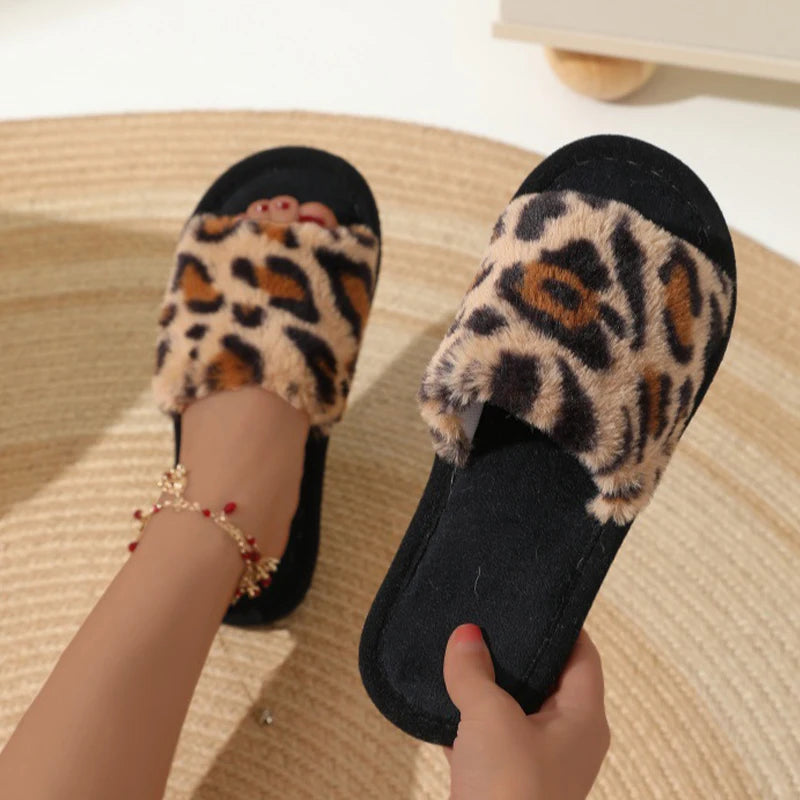 Women's Warm Plush EVA Non Slip House Slippers