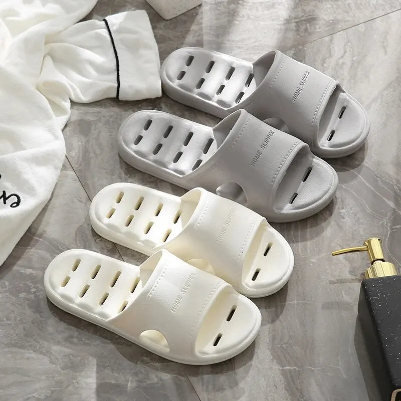 Unisex EVA Non Slip Quick Dry Shower Slippers for Home & Bathroom
