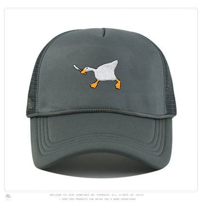 Unisex Embroidered Goose Baseball Cap