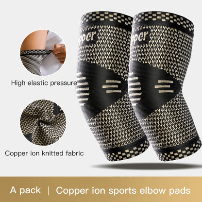 1 or 2 Pack Copper Infused Compression Ankle Support Sleeves