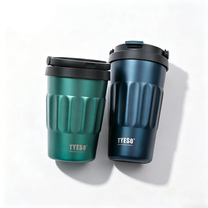 Tyeso 400ml or 500ml Stainless Steel Insulated Travel Mug