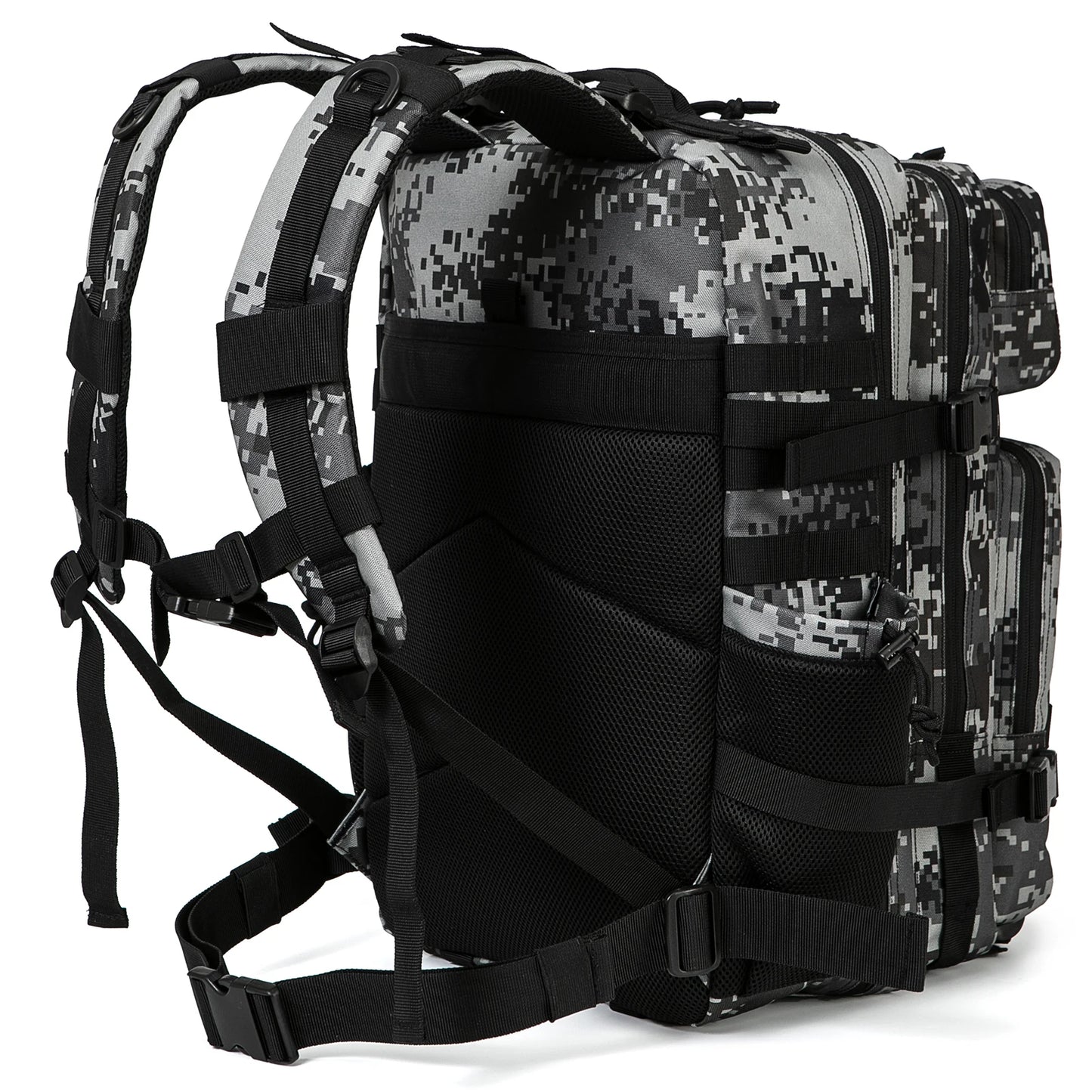 45L MOLLE Tactical Hiking Backpack with Bottle Holder