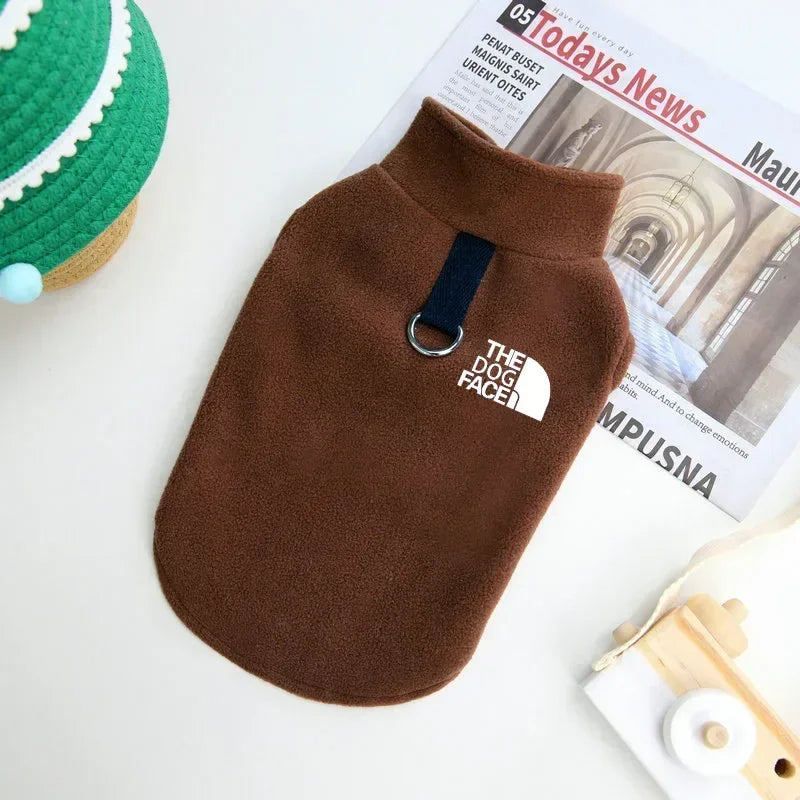 Warm Stretch Fleece Vest for Dogs Autumn Winter Pet Clothes