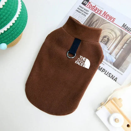 Warm Stretch Fleece Vest for Dogs Autumn Winter Pet Clothes