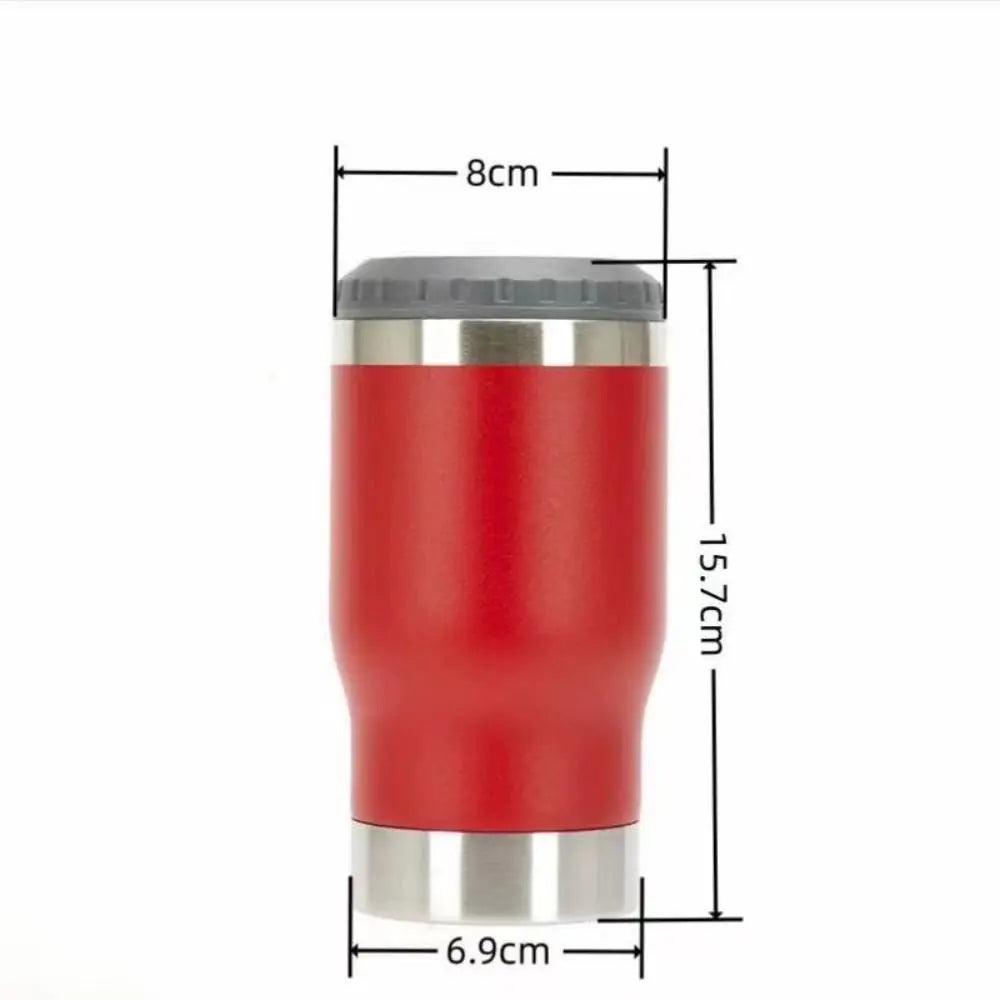 14 Oz Stainless Steel Insulated Beer Mug with Bottle Opener