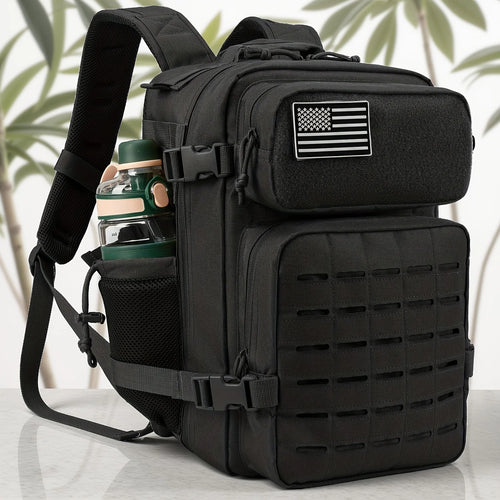 25L MOLLE Tactical Hiking Backpack with Dual Bottle Holders