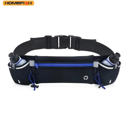 HOMEFISH Running Waist Pack with Phone and Water Bottle Pockets
