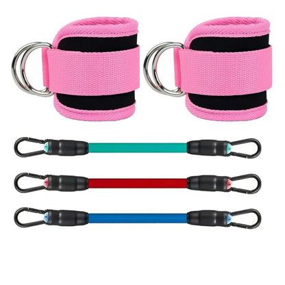 Ankle Strap Resistance Band Set for Fitness Training
