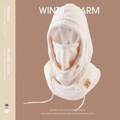Unisex 3 in 1 Windproof Balaclava Hat with Neck Warmer