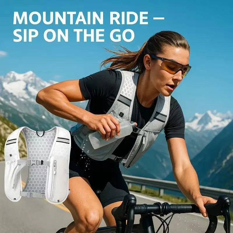 Lightweight Hydration Backpack for Running and Cycling