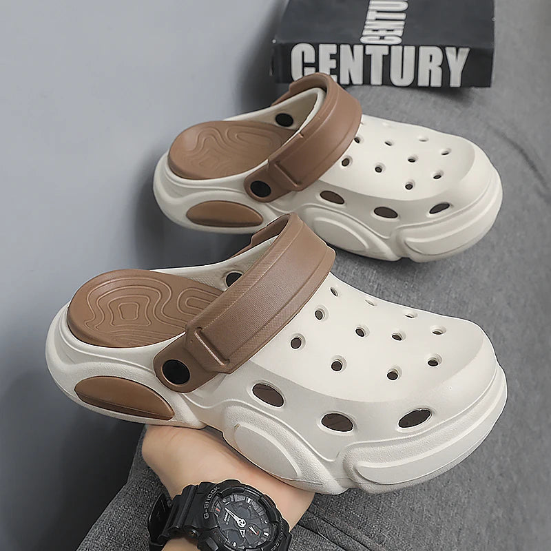 Men’s Thick Sole Non Slip Breathable Summer Beach Sandals