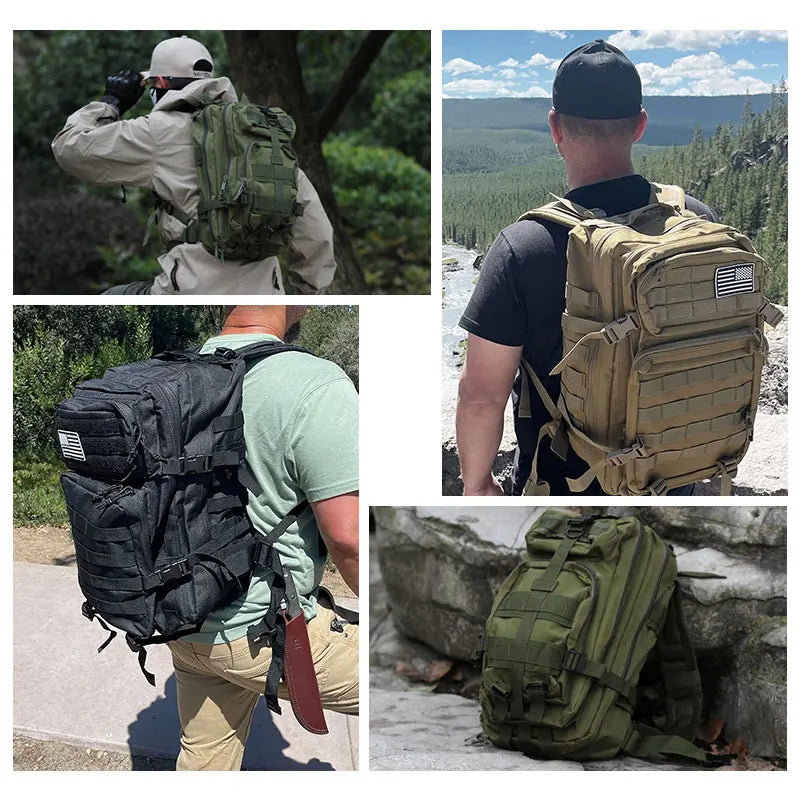 50L Waterproof Tactical Travel Backpack