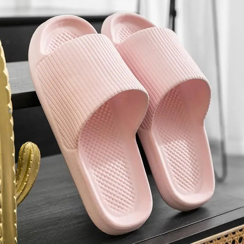 Women’s Thick Platform EVA Bathroom Slippers Non Slip Indoor Slides