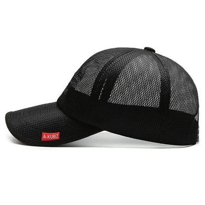 Unisex Mesh Embroidered Sun Protection Baseball Cap