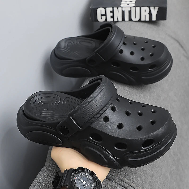 Men’s Thick Sole Non Slip Breathable Summer Beach Sandals